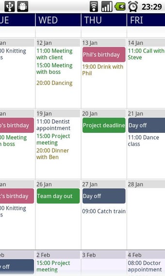 Image 0 for Touch Calendar Free