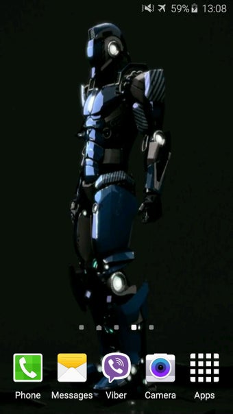 Imagen 1 para Robot 3D Live Wallpaper