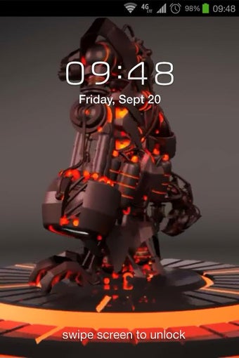 Imagen 5 para Robot 3D Live Wallpaper