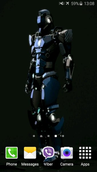 Imagen 1 para Robot 3D Live Wallpaper