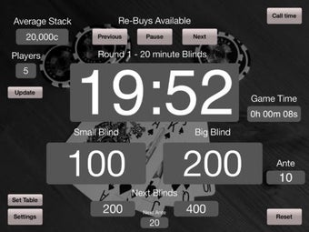 Image 0 for Poker Blinds Timer - Lite