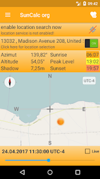 Image 2 for SunCalc org