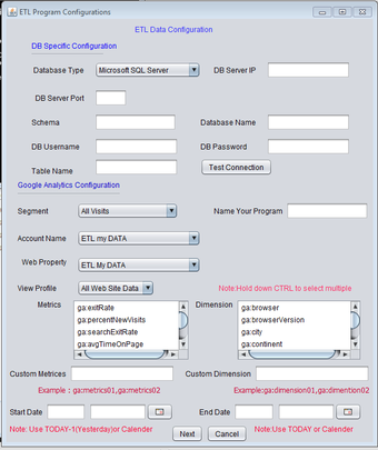 Image 0 for Google Analytics ETL to M…