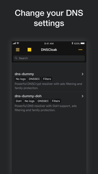 Image 0 for DNSCloak  Secure DNS clie…