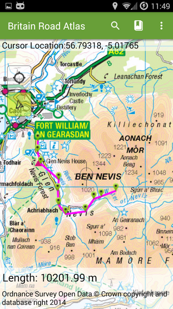 Image 1 for GB Offline Road Map - OS …