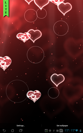 Image 0 for Hearts live wallpaper