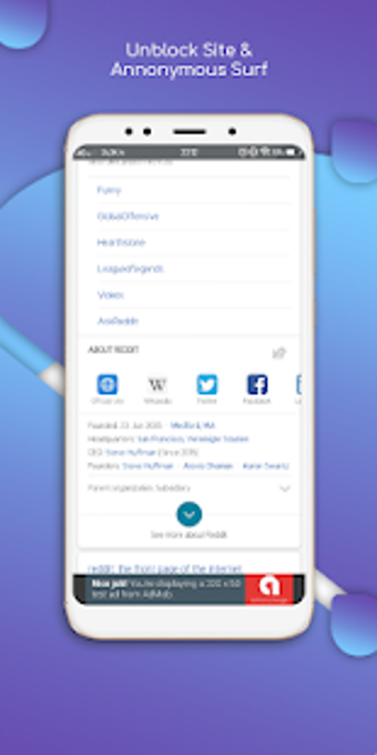 Imagen 3 para Proxy Browser - Buka Blok…