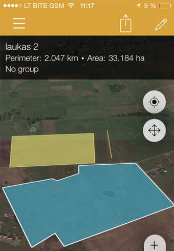 Image 0 for GPS Fields Area Measure
