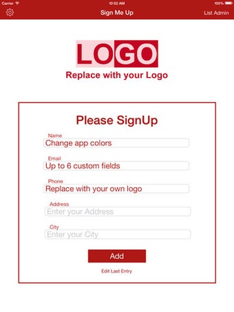 Image 0 for Sign-Up Sheet HD
