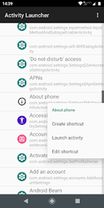 Image 0 for Activity Launcher