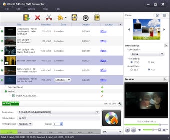Imagen 0 para Xilisoft MP4 to DVD Conve…