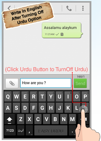 Imagen 1 para Easy Urdu Keyboard 2019 -…