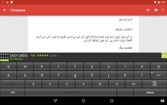 Imagen 2 para Easy Urdu Keyboard 2019 -…