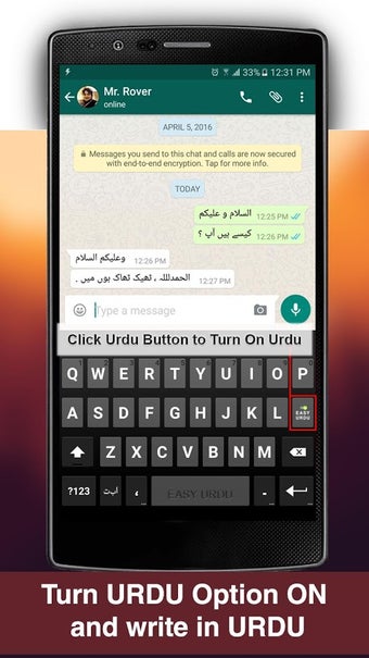 Imagen 6 para Easy Urdu Keyboard 2019 -…