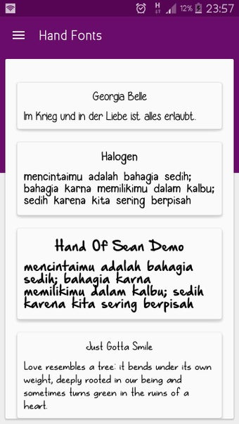Imagen 2 para Hand fonts for FlipFont
