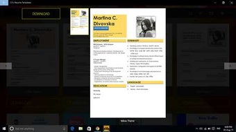 Image 3 for CV's Resume Templates for…