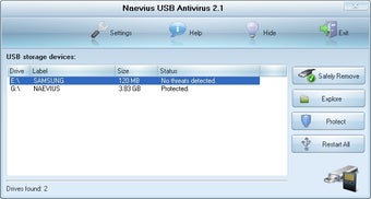 Image 0 for Naevius USB Antivirus