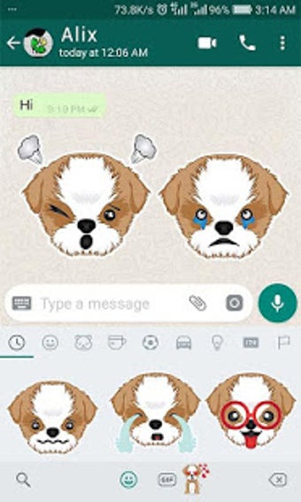Image 1 for Shih Tzu Emoji for WhatsA…
