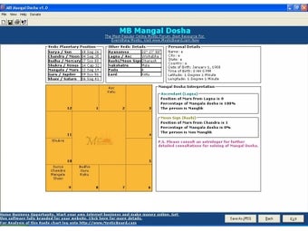 Imagen 0 para MB Mangal Dosha
