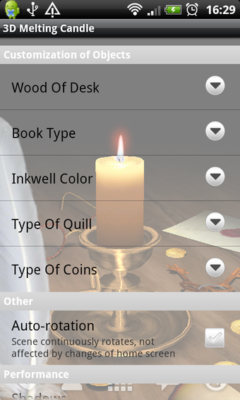 Imagen 3 para 3D Melting Candle Live Wa…