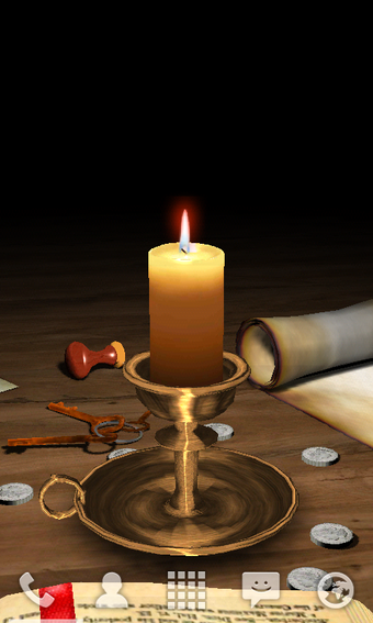 Imagen 0 para 3D Melting Candle Live Wa…