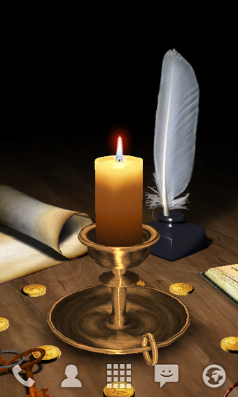 Imagen 1 para 3D Melting Candle Live Wa…