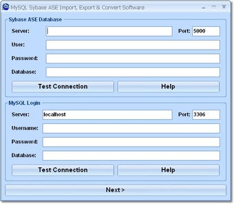 Image 0 for MySQL Sybase ASE Import, …