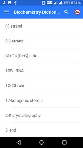 Image 1 for Biochemistry Dictionary