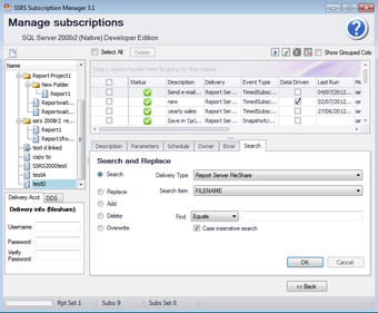 Imagen 0 para SSRS Subscription Manager…