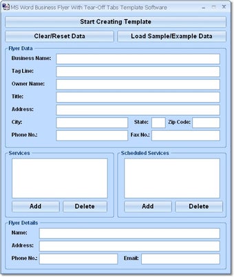 Image 0 for MS Word Business Flyer Wi…