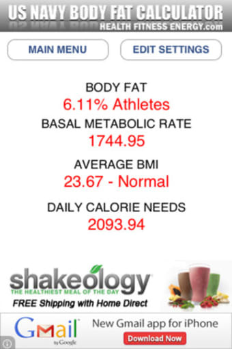 Image 1 for Body Fat Calculator - US …