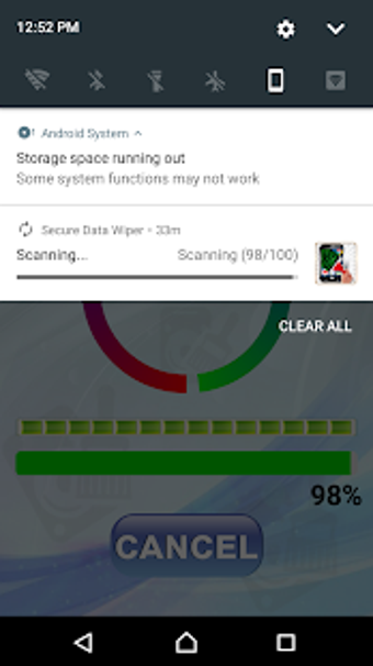 Imagen 0 para Wipe Mobile Phone Storage…