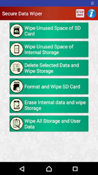 Imagen 2 para Wipe Mobile Phone Storage…