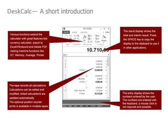 Image 1 for DeskCalc Adding Machine f…