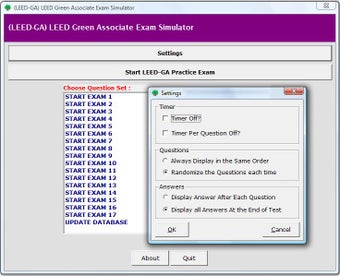 Image 0 for LeedGAExamSimulator
