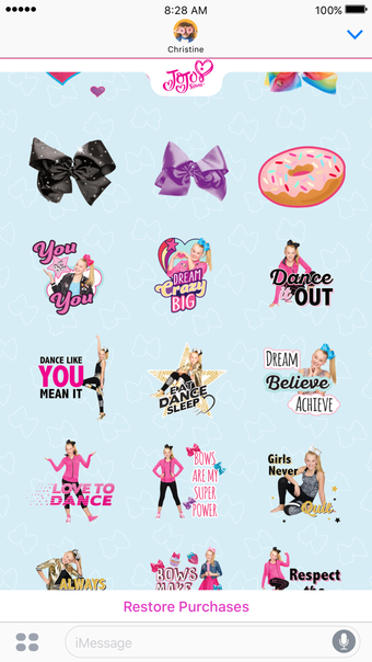Image 2 for JoJo Siwa Stickers