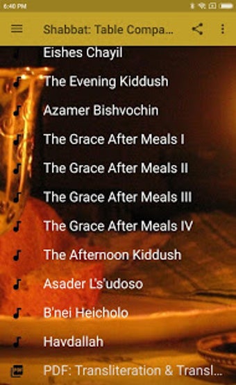 Image 1 for SHABBAT: TABLE COMPANION …