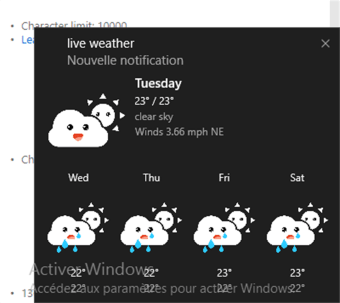 Image 1 for live weather for Windows …