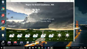 Image 0 for live weather for Windows …