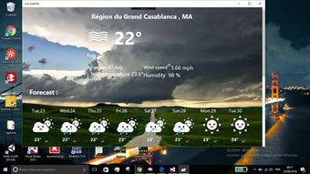 Imagen 1 para live weather for Windows …