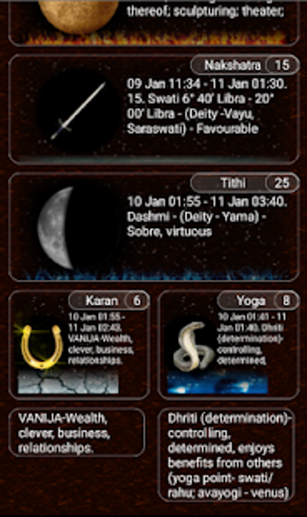 Image 0 for Panchanga vedic lunar cal…