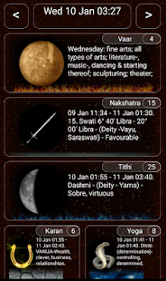 Image 2 for Panchanga vedic lunar cal…