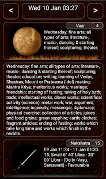 Image 1 for Panchanga vedic lunar cal…