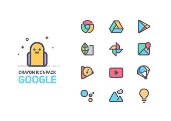 Imagen 0 para Crayon Icon Pack