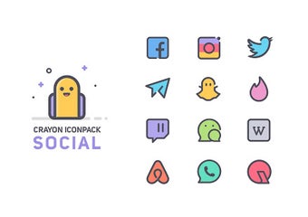 Imagen 2 para Crayon Icon Pack