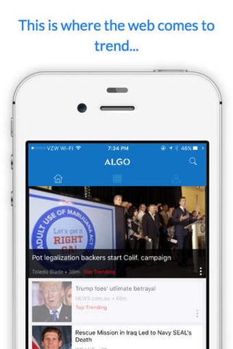 Image 0 for Algo: Real-time news