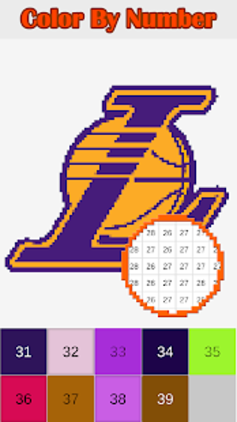 Image 1 for BasketBall Logo Color by …