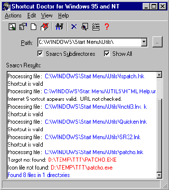 Image 0 for Shortcut Doctor Portable