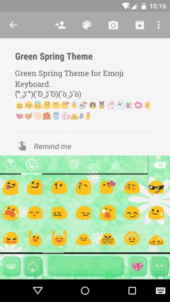 Image 2 for Green Spring Emoji Keyboa…