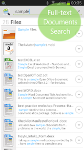 Imagen 1 para Andro Search (Files Conta…